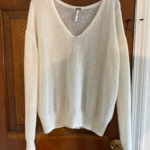 White Free People Sweater
